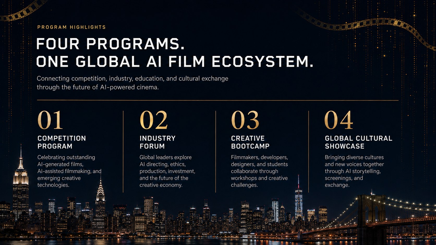 SVAIFF New York Program Highlights — Competition Program, Industry Forum, Creative Bootcamp, Global Cultural Showcase
